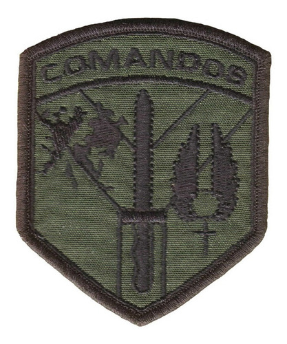 Parche Militar Bordado Compaña De Comandos 601 Y 602