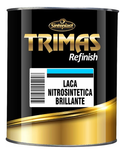 Laca Nitro Blanco Brillante X 4 Lt Trimas Sinteplast 