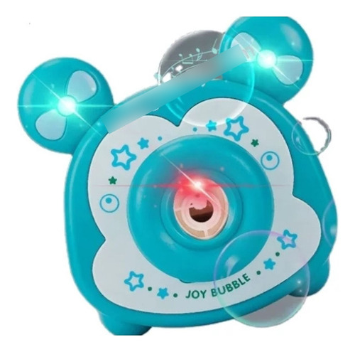 Camara De Burbujas Modelo Mickey Luces Sonido Juguete Niños