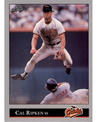 Mlb Cal Ripken Leaf 1992 # 52