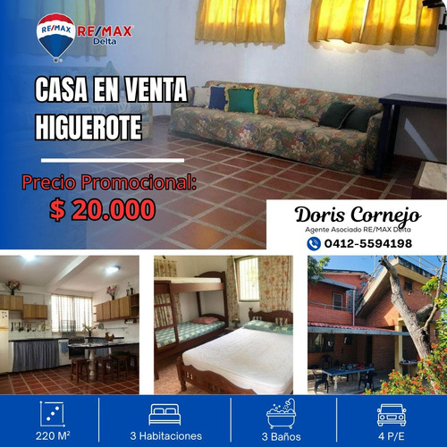 Venta De Cómoda Y Amplia Casa, Vía Curiepe A 10 Min De Flamingo, Hacienda Mondragón, Higuerote