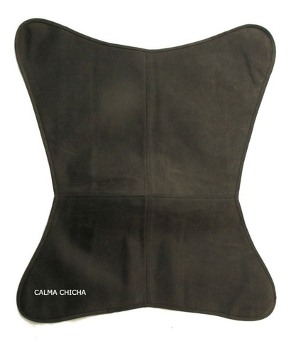 Sillon Bkf Marca Calma Chicha® Cuero Negro Y Base Negra