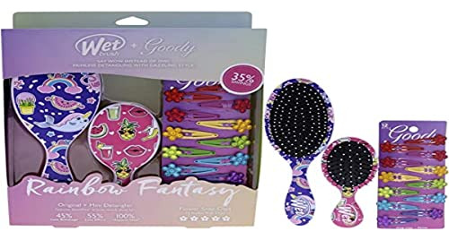 Brocha Húmeda Rainbow Fantasy Goody Kit De 3 Piezas