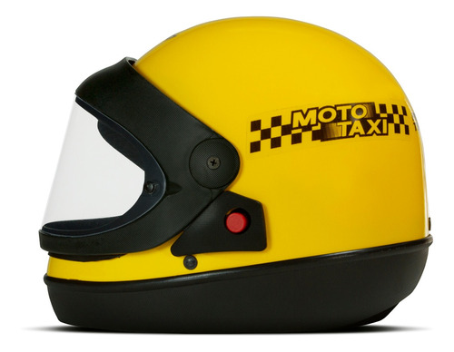 Capacete Fechado Pro Tork Sport Moto Amarelo Moto Táxi