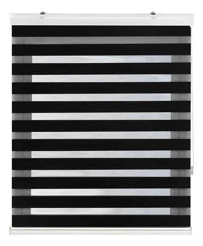 comprar Cortinas Roller Dia Y Noche, Duo, Zebra - Tejido Poros\u002Fblack