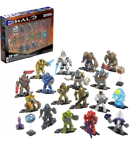 Set Construcción Mega Construx Halo 20 Personajes Aniversari