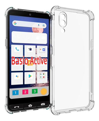 Hefu Funda De Teléfono Tpu Transparente For Sharp Basio Active