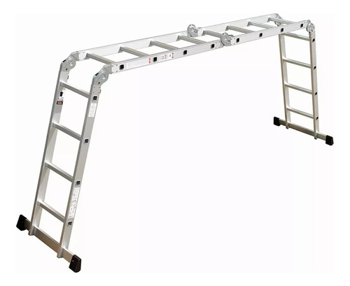 Escalera Andamio Aluminio Multifuncion 150kg 4,7m Barril