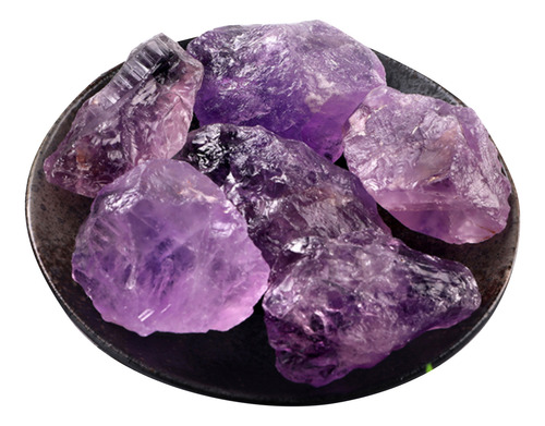 Cristal De Amatista En Bruto Para Sanación Y Meditación, 3.5