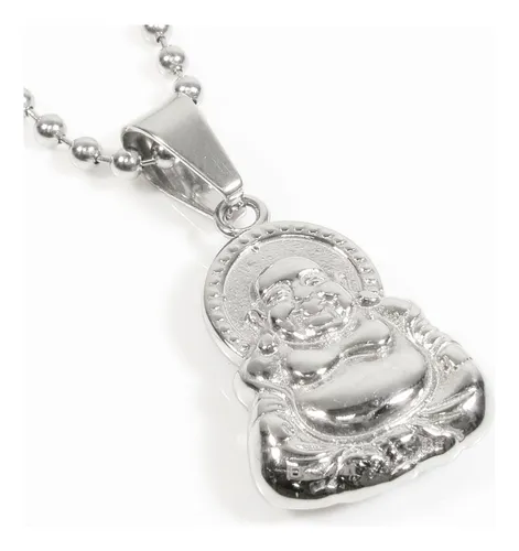 Collar Con Colgante De Buda Sonriente De Gran Barriga De