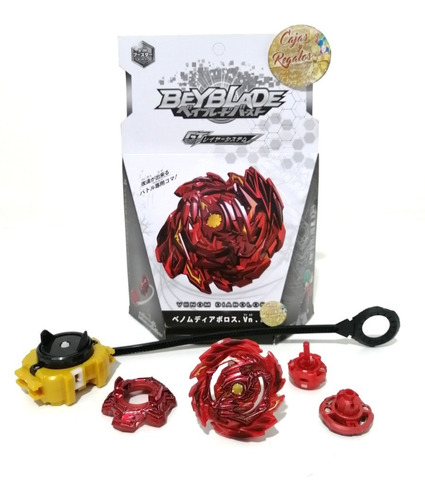 Beyblade Venon Diabolos Red Trampo Juguete 