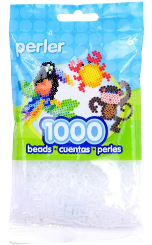 Canutillos Hama Beads 1000 Unidades Transparentes