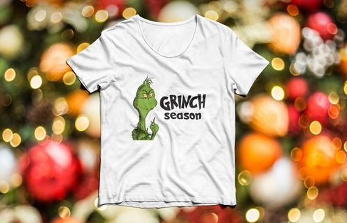 Imagen 1 de 2 de Remera Dama Grinch Navidad - Varios Modelos