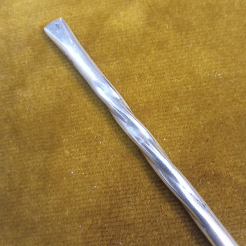 Bombilla De Plata Antigua Sellada Y Probada Criolla Colonial Plata (Usado)