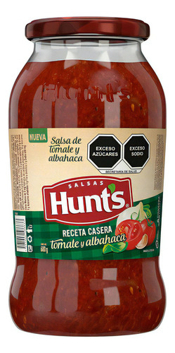 Salsa Para Pasta Hunt's Tomate Y Albahaca 680g
