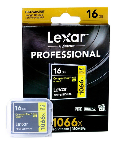 Memoria Compact Flash Lexar 16gb/160mbs