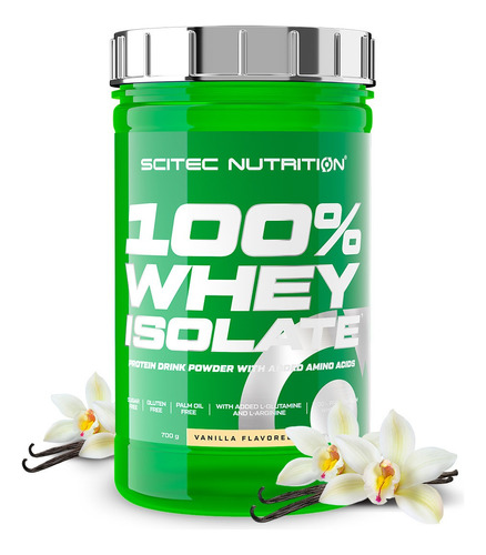 100% Whey Isolate 700 G - Scitec Nutrition Sabor Vainilla