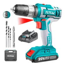 Comprar Taladro Atornillador Percutor Industrial 20v + 1bat Total