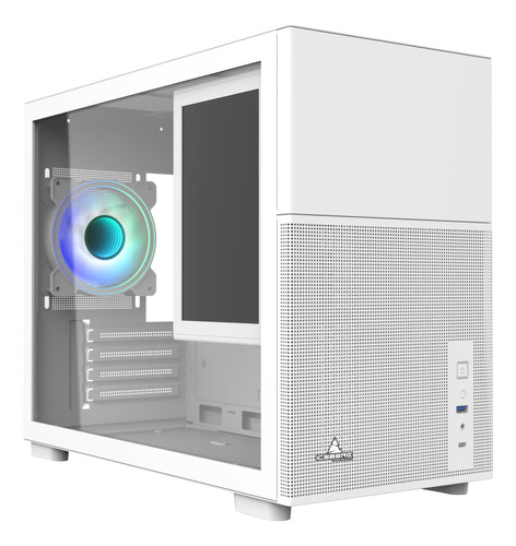 Caja M-atx Iceberg Optical Pro M Pantalla Ips Blanco 