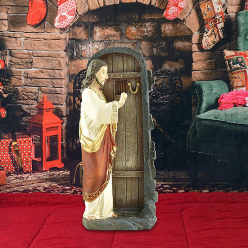Figura De Estatua De Jesús Golpeando De Navidad De 5
