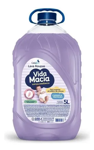 Lava Roupas Liquido  Vida Macia 5l