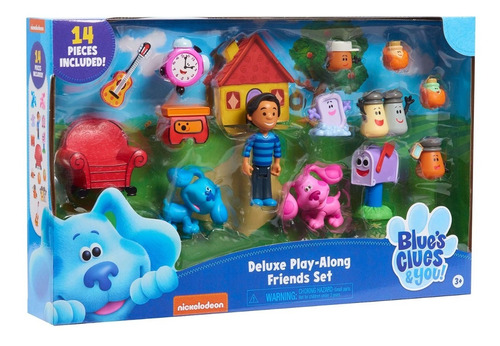 Set 14 Figuras Pistas De Blue Y Tu Blue's Clues