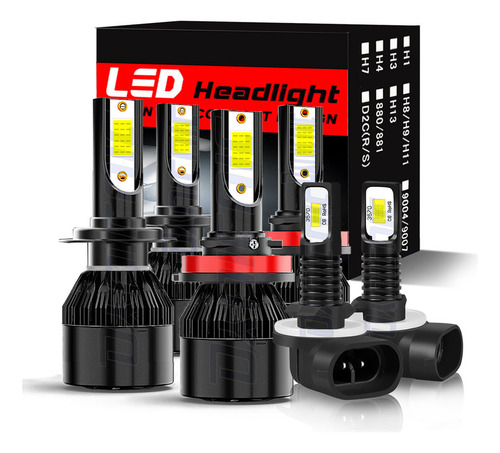 H7 H11 881 Kit Faros Led Para Kia Sorento 2014 2015