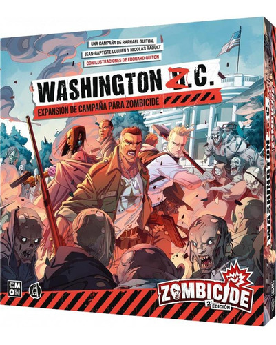 Zombicide 2nd Edition - Washington Zc Expansion Inglés Nuevo