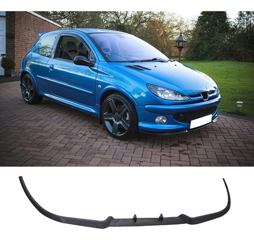 Para Peugeot Cupra Parachoque Delantero Pieza Spoiler Negro