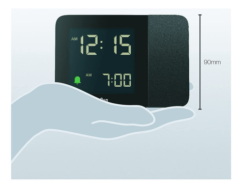 Despertador Braun Digital Projection Bc15b Com Luz De Fundo