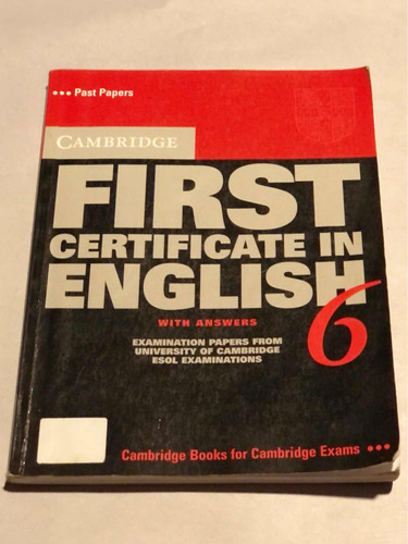 First Certificate In English 6 = Cambridge | Past Papers