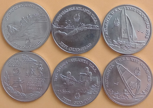 Moedas Da Romênia - Olimpiadas Atlanta 1996 (Usado)