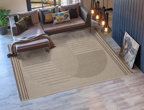 Tapete Para Sala Sisal Organico 3x250 Bege Marrom J Serrano