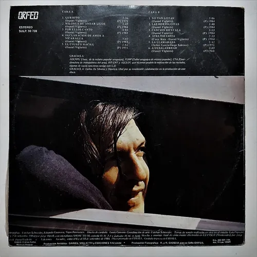 Vinilo Nacional Daniel Viglietti: Por Ellos Canto