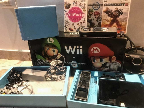 Nintendo Wii+ Accesorios + 3 Juegos Originales