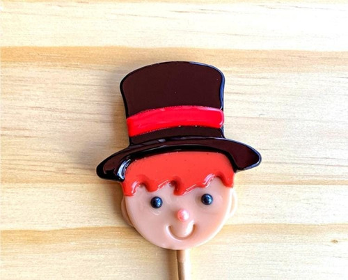 Molde Silicone Confeitaria Pirulito Mágico Cartola