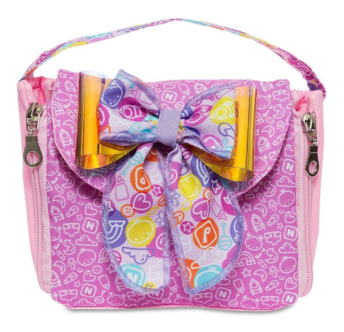 Imagen 1 de 4 de Pañalera Neopañalera Rosa Moño Neonato Distroller 977625