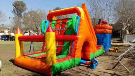 Imagen 7 de 10 de Alquiler Inflables Castillos Peloteros Canchas Toboganes
