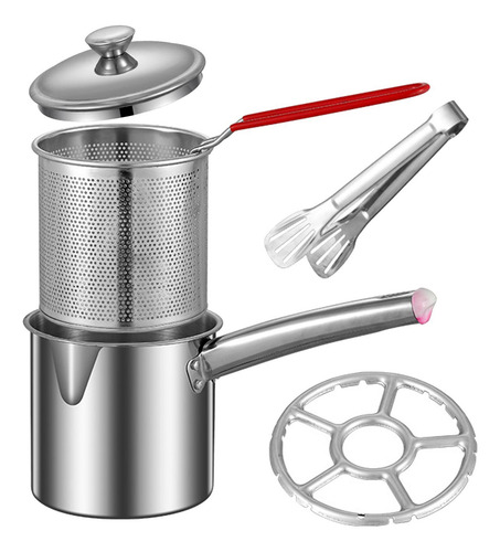 Panela Para Fritar, Portátil, Com Filtro Combinação 1,2l