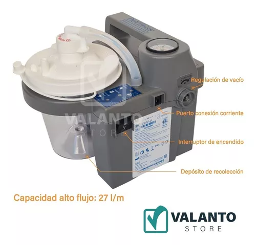 Aspirador de uso continuo ambulatorio / portátil con vacuómetro. N8V -  Aspiradores - Tratamiento Médico - Productos