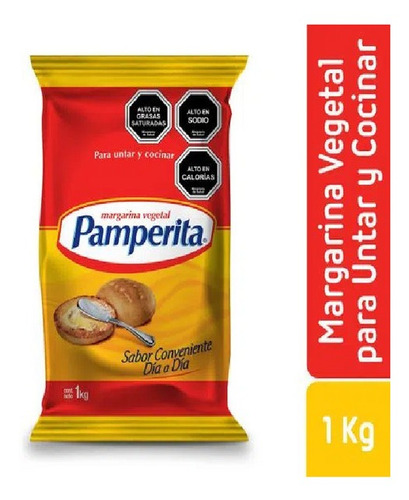 Margarina Bolsa Pamperita 1 Kg(2uni) Super