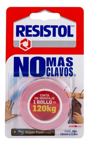 NO MAS CLAVOS CINTA TIRAS PRECORTADAS. - ADHESIVOS DE MONTAJE
