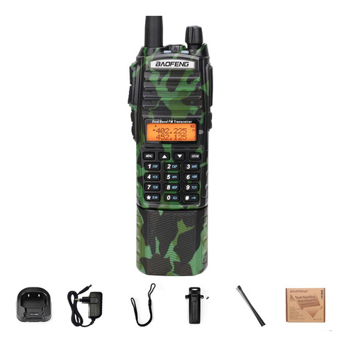 Radio Walkie-talkie Baofengu V82 Uhf/vhf 128 Canales Camufla