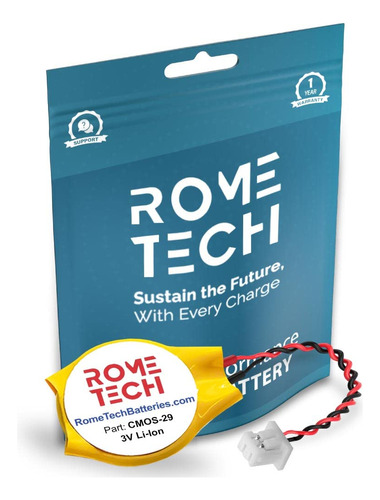 Rome Tech Rtc - Batería Cmos Para Tarjetas Madre Intel Nuc.