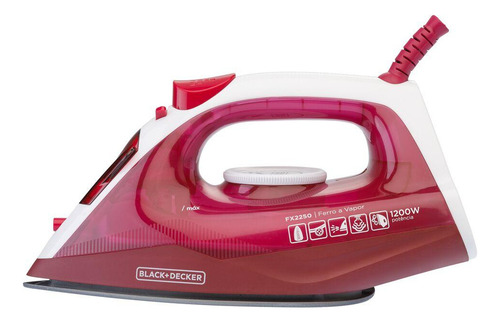 Ferro De Passar Roupa À Seco Ou Vapor Black Decker Fx2250 127V