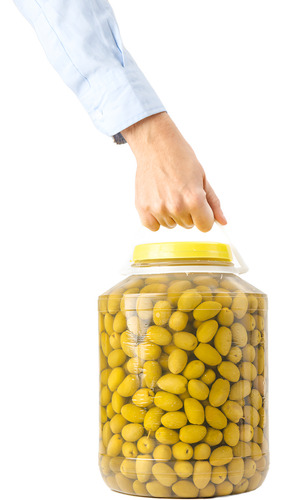 Aceitunas Verdes Con Carozo N°0 8kg - Sabor Pampeano