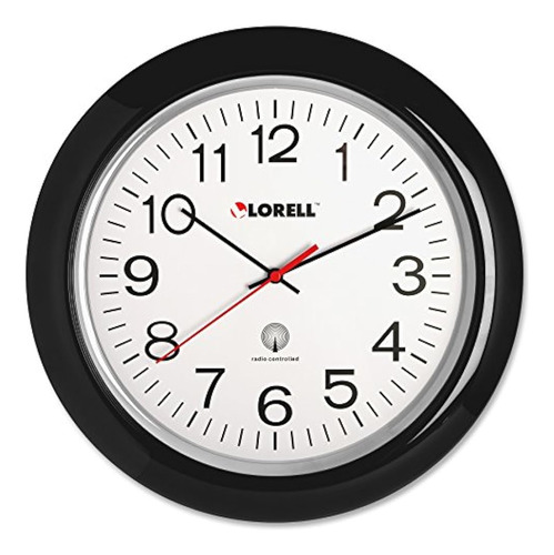 Reloj De Pared Lorell Con Números Arábigos 1314 Pulgadas Mar