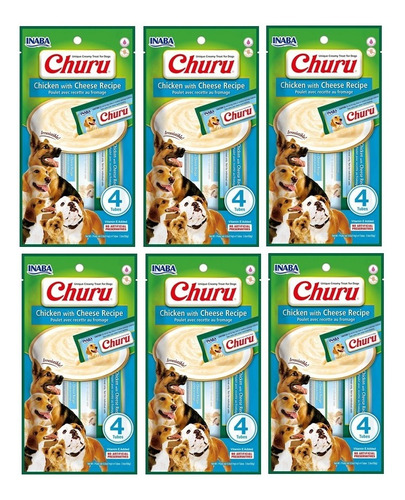 Churu Para Perro- Pack De 2 Unidades De 4 Tubitos.