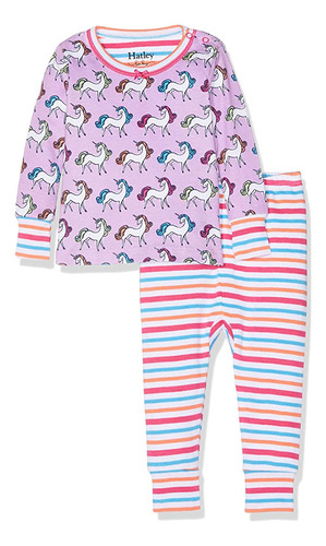 Hatley Baby Girls Organic Cotton Long Sleeve Mini Pajama Set