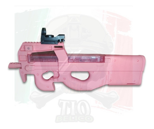 Pistola Hidrogel P90 Rosa Automática